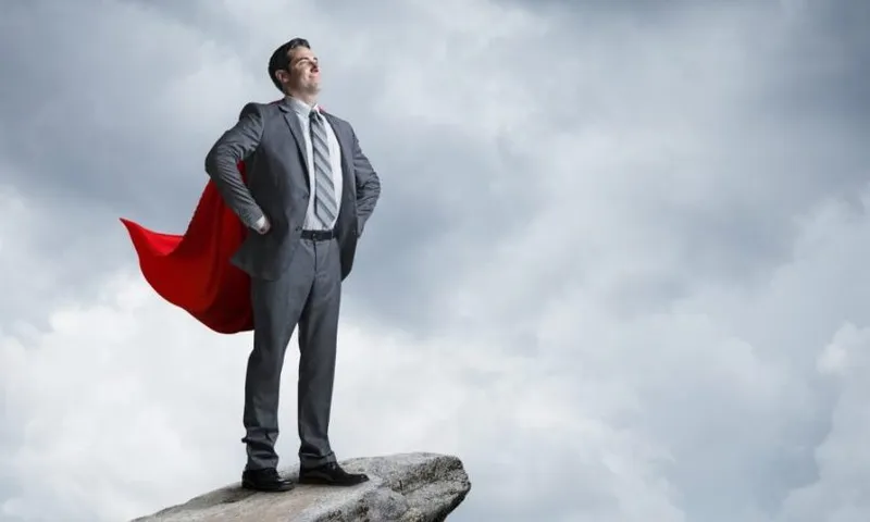 Superhero Businessman
