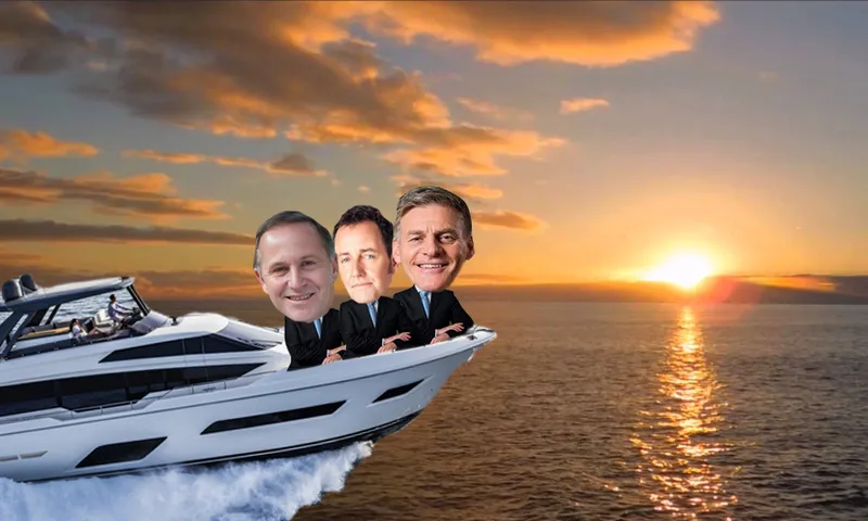 Hosking, Key and English ride into the sunset
