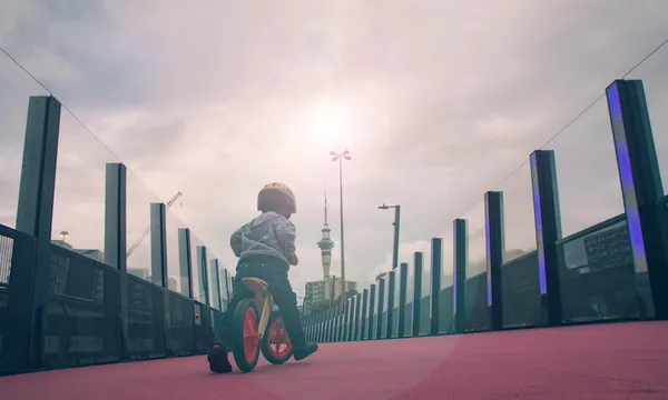Kid on Bicycle.