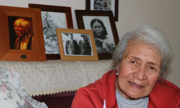 Horiana Henderson Hekeiterangi at home in Rāhui Pōkeka