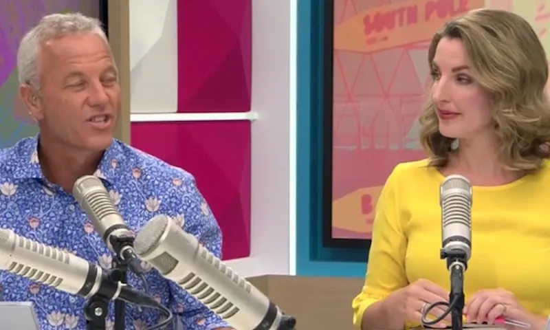 Mark Richardson and Amanda Gillies AM Show