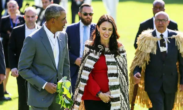 Barack Obama Visits New Zealand