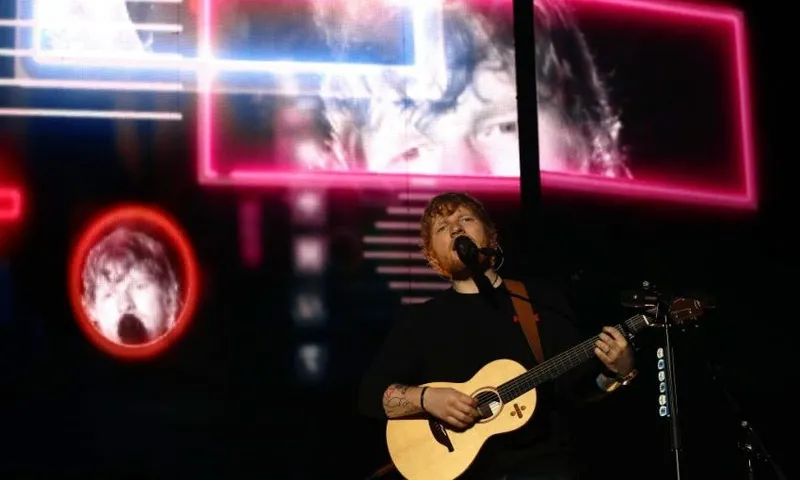Ed Sheeran Performs In Auckland