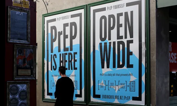 PrEP street posters Auckland 1