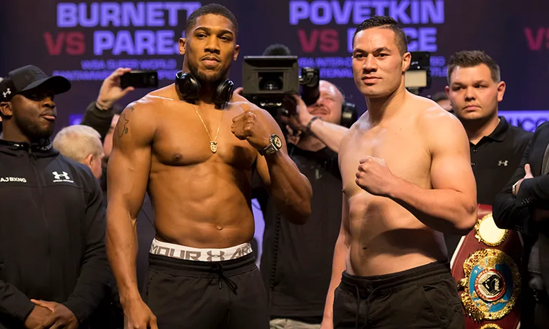 Anthony Joshua v Joseph Parker Weigh In