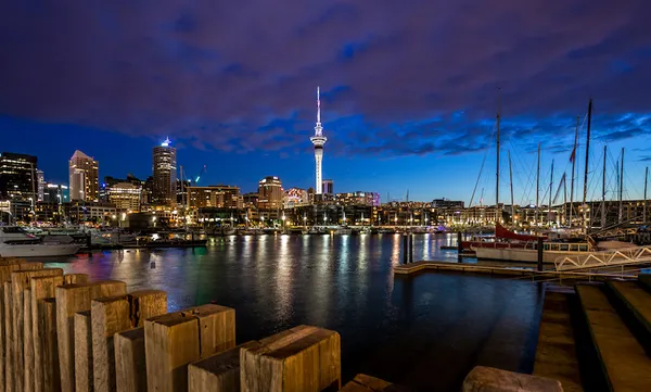 Auckland Viaduct at Twilight