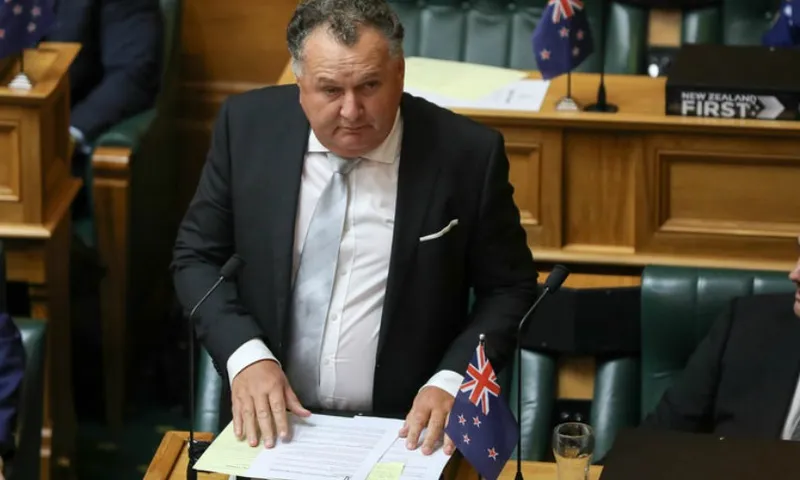 Shane Jones in Parliament RNZ