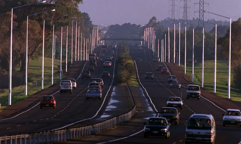 Early morning commuters make their way through the