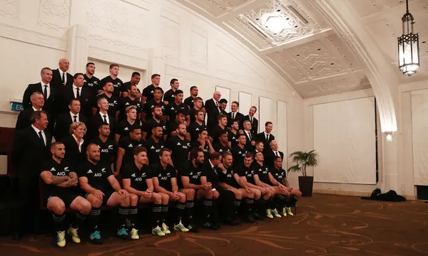 2018 New Zealand All Blacks Team Photo