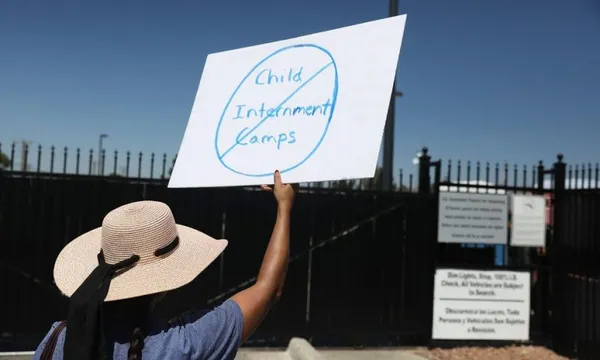 Protest Over The Separation Of Incarcerated Immigrant Families And Children Held In El Paso, Texas