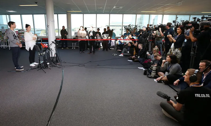 Prime Minister Jacinda Ardern Speaks To The Media After Birth Of Baby Girl