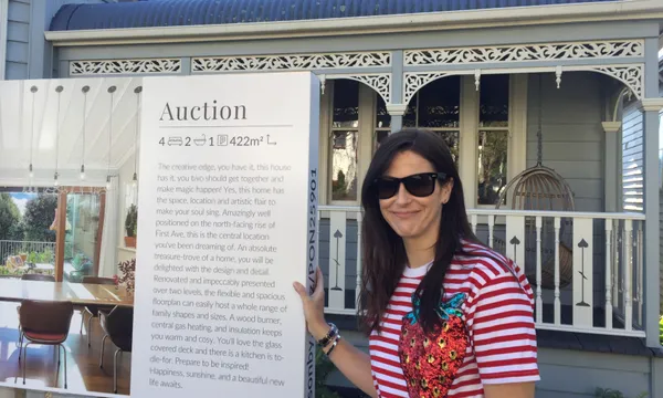 Rebecca Stevenson at an Open home pic Simon Day I think resized