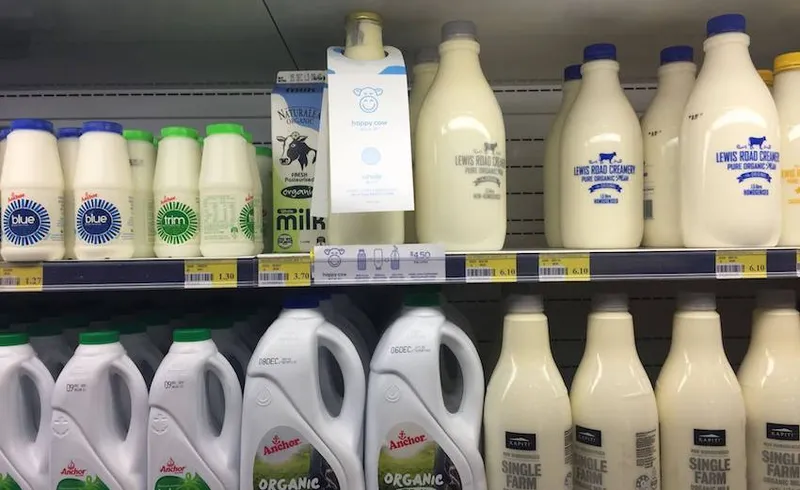 Happy Cow Milk bottle