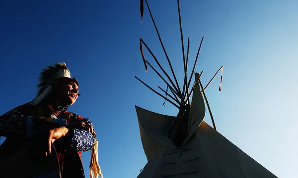 ID: Traditional Pow-Wow Features Native American Pageantry