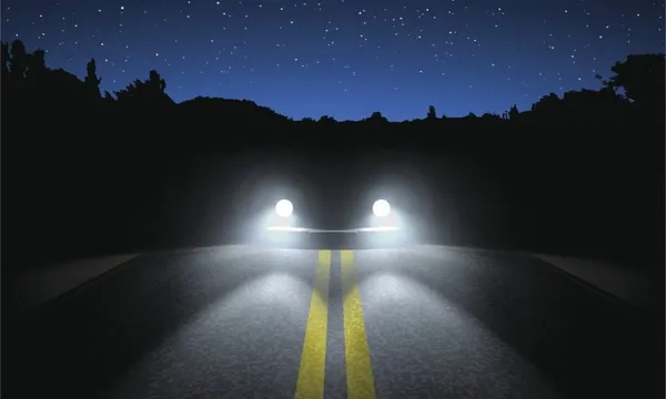 night road