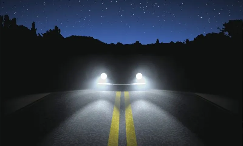 night road