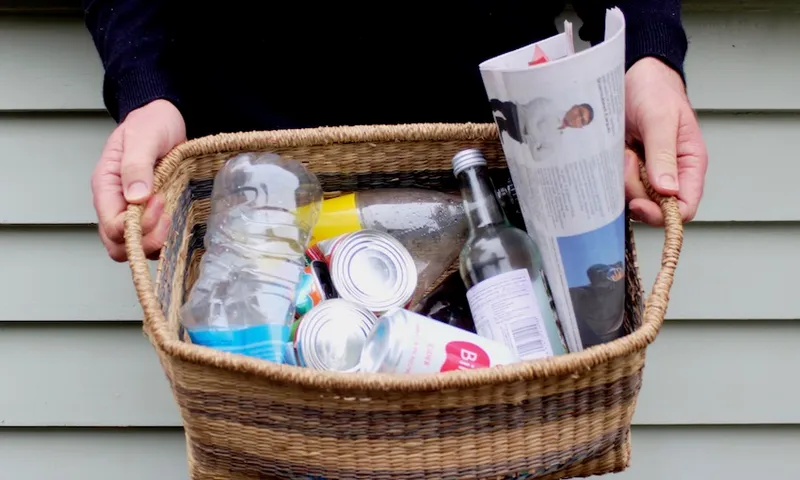 Hamper full of recycling photo Gareth Shute