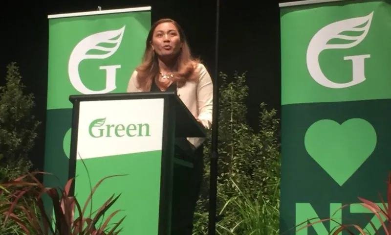 Marama Davidson at GP conference RNZ Gia Garrick