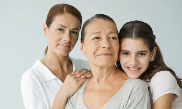 Three generations of women, portrait