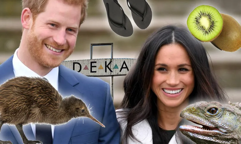 Megan and Harry in NZ