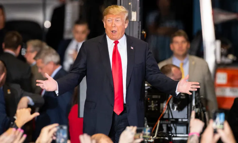 President Trump Holds Campaign Rally In Pensacola, Florida