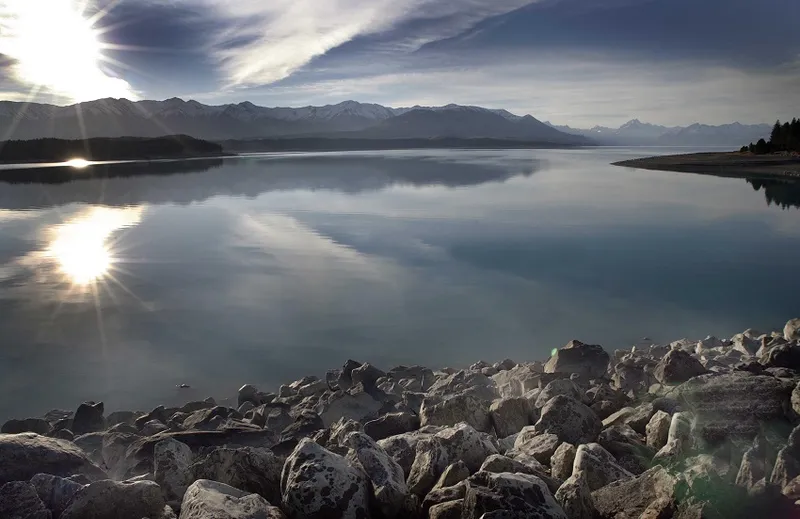 Lake Pukaki, the main Hydro lake of the South Isla
