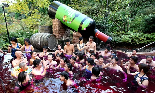 Beaujolais Season Starts At Open Air Wine Spa