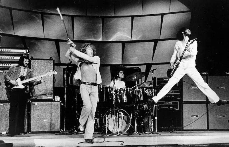 Rock And Roll Band The Who" Performing