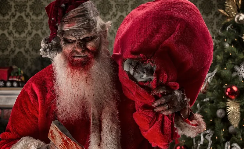 Pictures of Real Santa Zombie with victims
