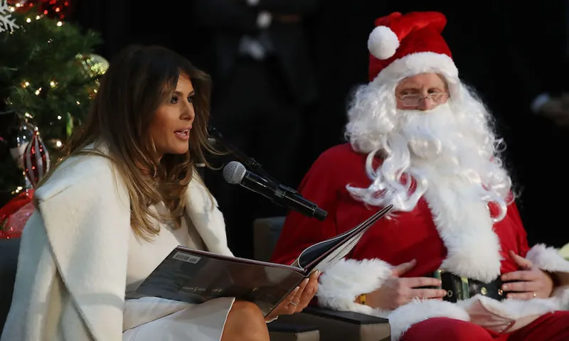 Melania Trump Reads To Patients At DC Children’s Hospital A Christmas Story