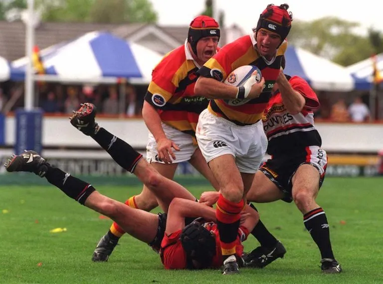 Waikato loosie Aaron Hopa bowls his way through th