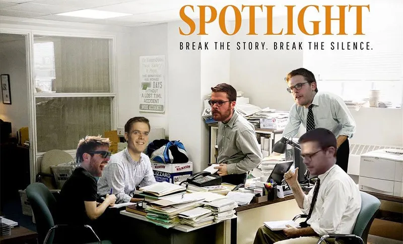 A RECREATION OF GUY WILLIAMS PRACTISING JOURNALISM. GRAPHIC: JOSE BARBOSA