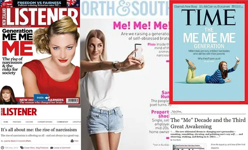 Milliennial magazine covers