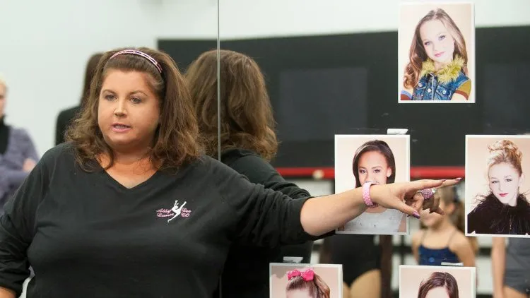 The cast of "Dance Moms" filming in Pittsburgh, PA on January 11 & 12, 2012. Photo by Scott Gries