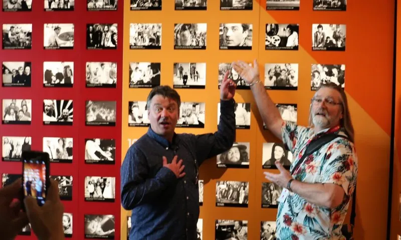 MARTIN PHILLLIPS (NOW), GRAHAM REID AND MARTIN PHILLIPPS (THEN)