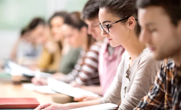 Group of students at classroom.