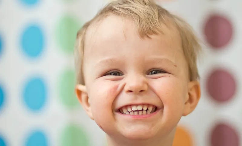 Portrait of happy boy