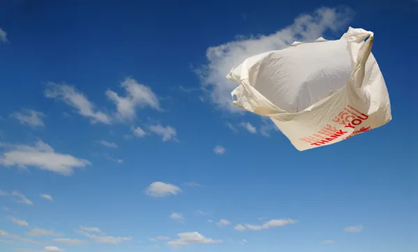 Flying Grocery Bag