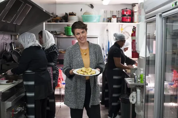 Rebecca in kitchen (1)