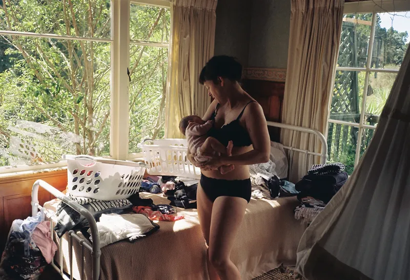 Sarah & baby Claude