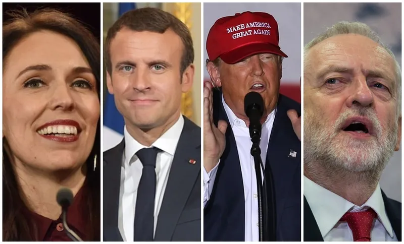 ardern macron trump corbyn