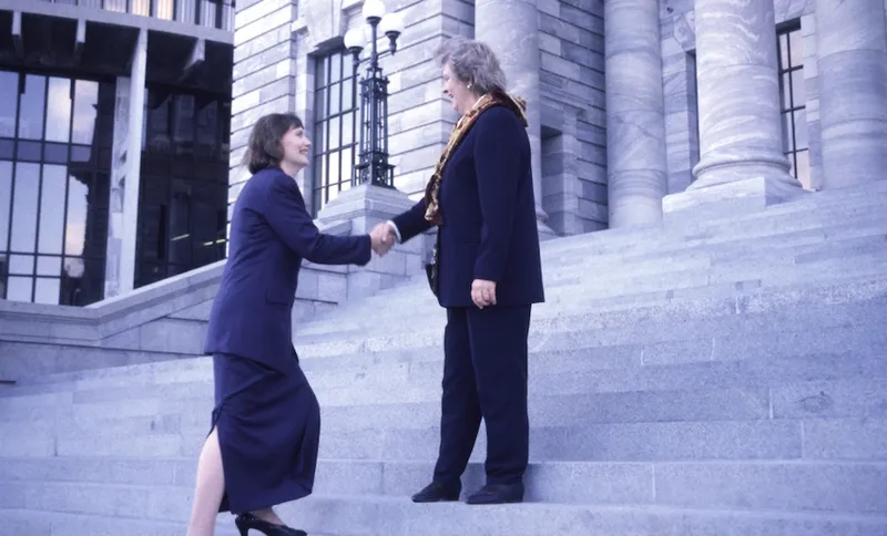 Marj & Helen Clark2