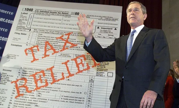 President Bush Attends Tax Relief Event