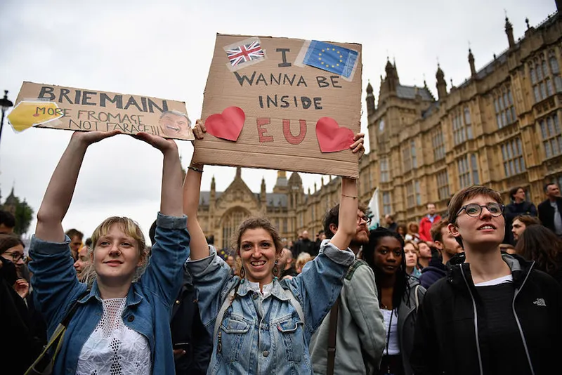 Protestors Attend Anti-Brexit Rallys Across The UK