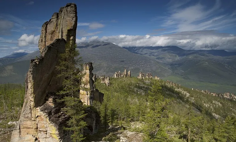 Granite outlier in the mountains.