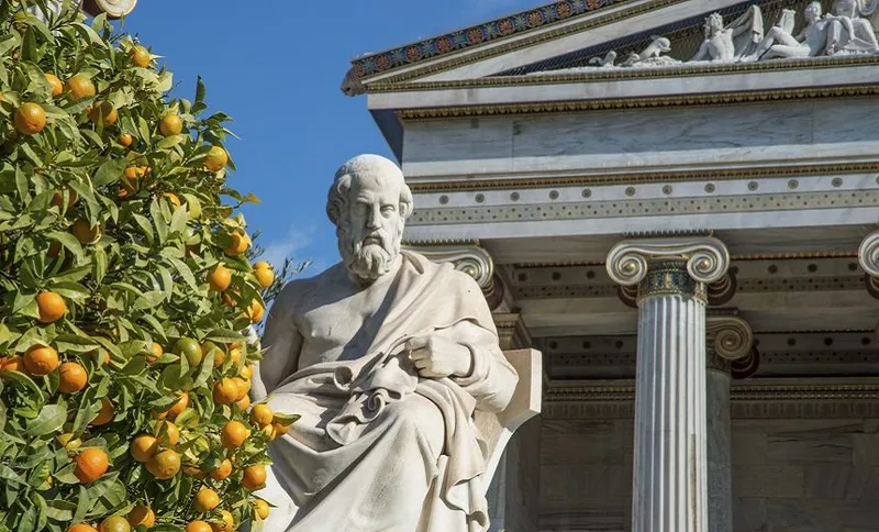 Plato statue