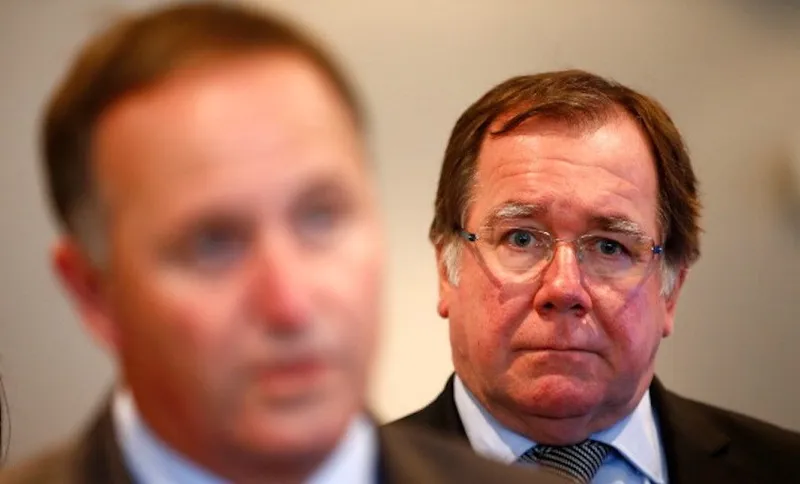 Prime Minister John Key And Foreign Minister Murray McCully Hold Press Conference On Flight MH17