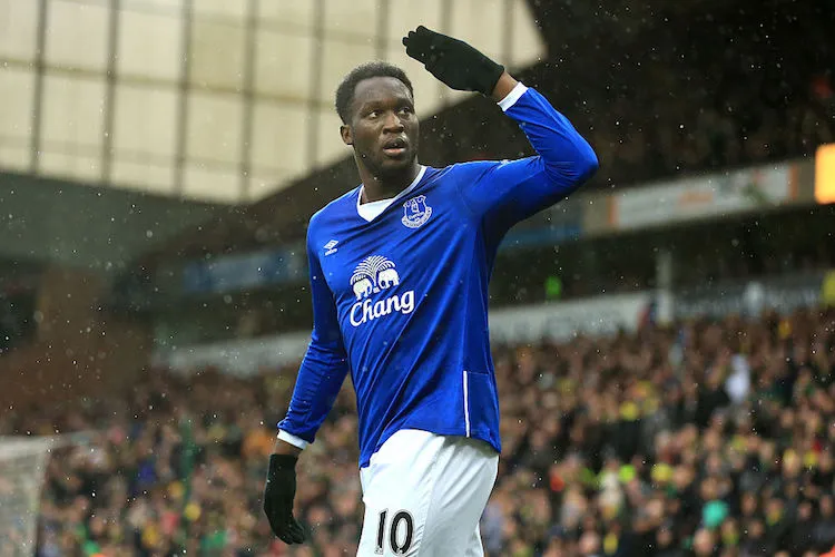 With 15 goals so far this season Romelu Lukaku is level with Jamie Vardy as the league's top scorer.  (Photo by Stephen Pond/Getty Images)