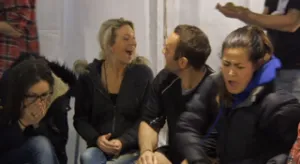 Maree has a lovely time at the party