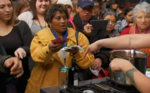 this lady still the winner on the day